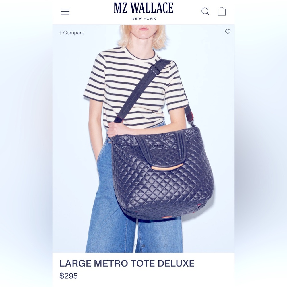 PERFECT MZ Wallace Black Large Tote Deluxe